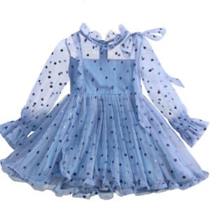 Liuliukd|Girls Polka Dot Dress-Kids