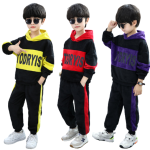 Liuliukd| Boys Hooded Sport Clothes-Teenager