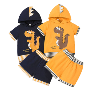 Liuliukd|Boy Hooded Pullovers Sets-Kids