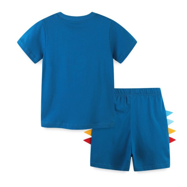 Liuliukd|Dinosaur Children Boy Clothes-Blue-Kids