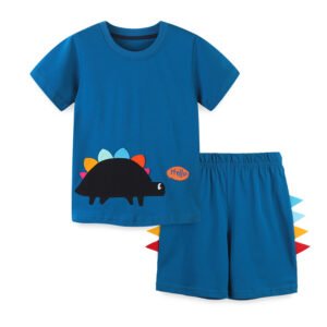 Liuliukd|Dinosaur Children Boy Clothes-Blue-Kids