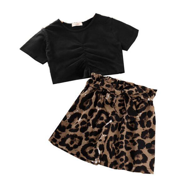 Liuliukd|Leopard Kids Clothes Girls-Kids