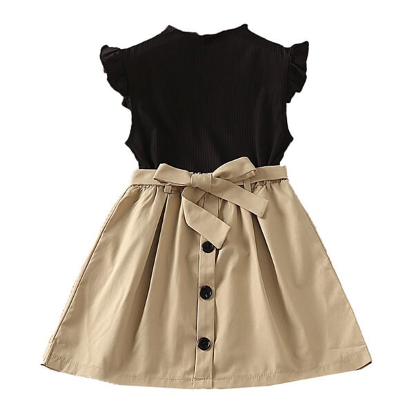 Liuliukd|Fly Sleeve Tops Skirt Kids Suits-Kids