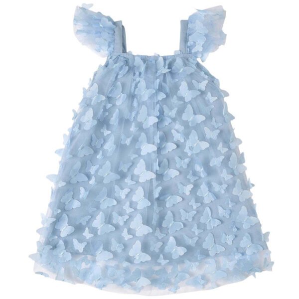 Liuliukd|3D Butterfly Girls Smocked Dresses-Kids
