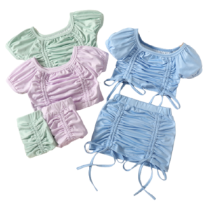 Liuliukd|Drawstring Toddler Girls Clothing-Kids