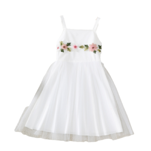 Liuliukd|Floral Mesh Dresses For Girls-Teenager