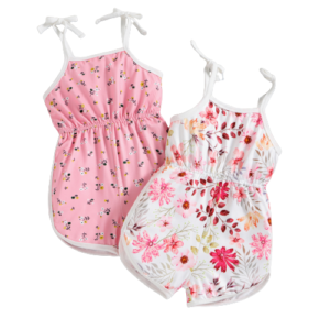 Liuliukd|Floral Print Girls Jumpsuits-Kids