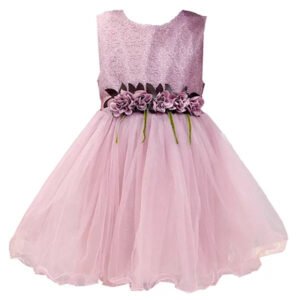 Liuliukd|Flower Mesh Kids Girls Dress-Teenager