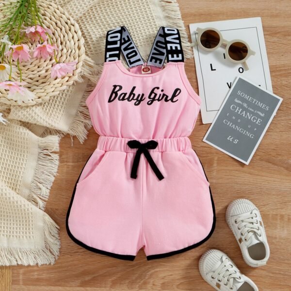 Liuliukd|Letter Baby Clothes-Pink-Kids