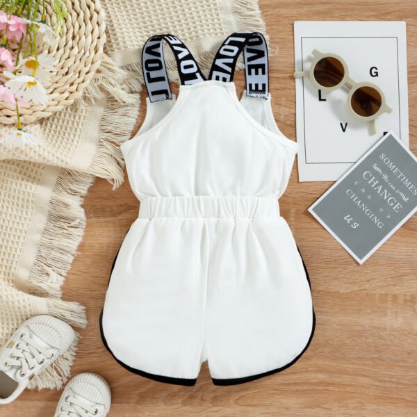 Liuliukd|Letter Baby Clothes-White-Kids