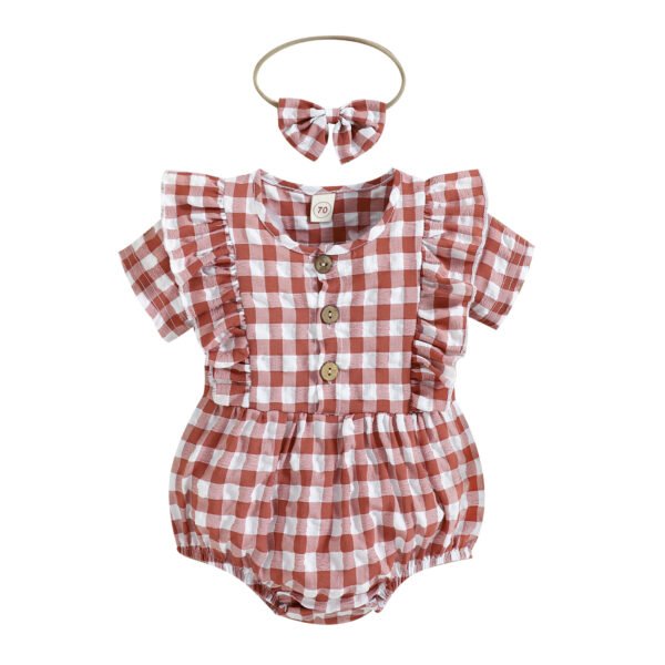 Liuliukd|Plaid Baby Girl Outfits-Baby