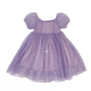 Liuliukd|Puff Sleeve Sequin Toddler Girls Dresses-Kids