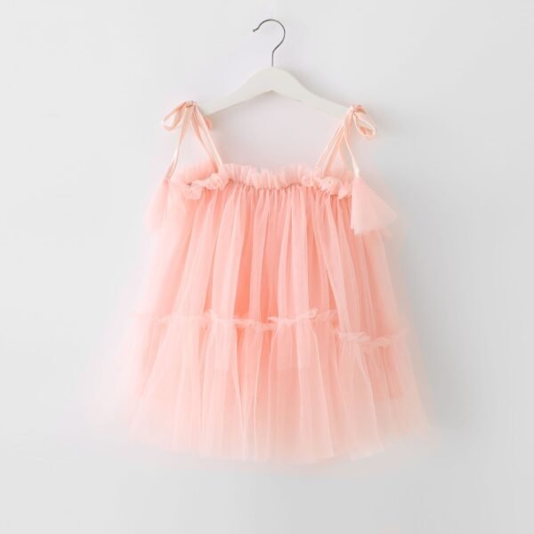 Liuliukd|Sequins Girls Tulle Dress-Pink-Kids