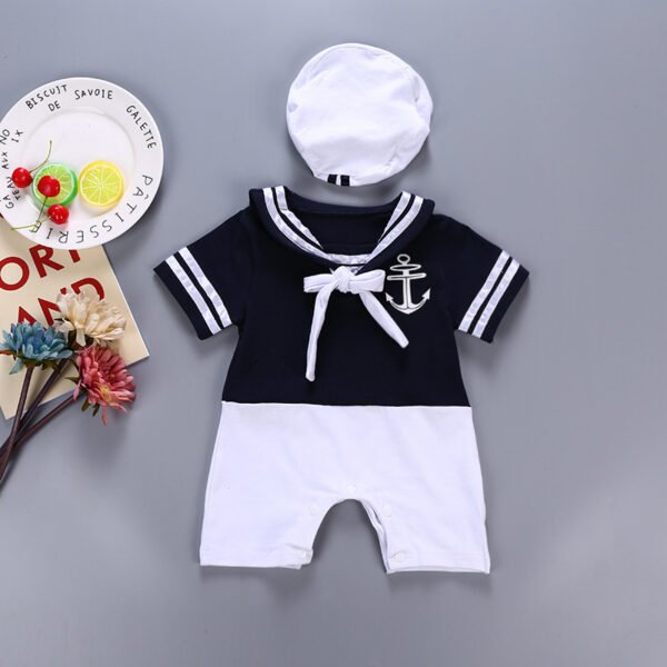Liuliukd|Baby Sailor Suit-Navy-Baby