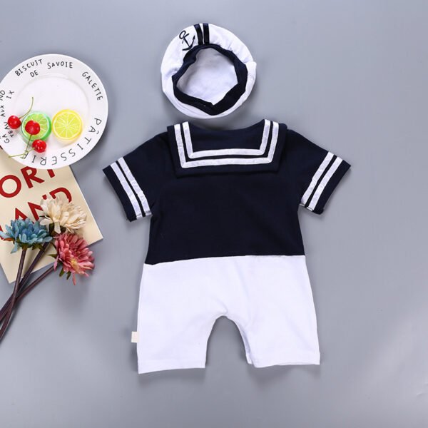 Liuliukd|Baby Sailor Suit-Navy-Baby