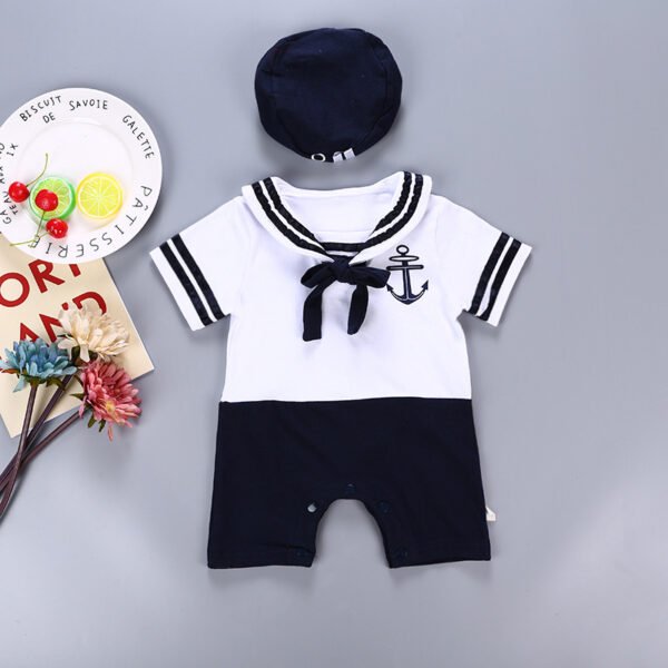 Liuliukd|Baby Sailor Suit-White-Baby