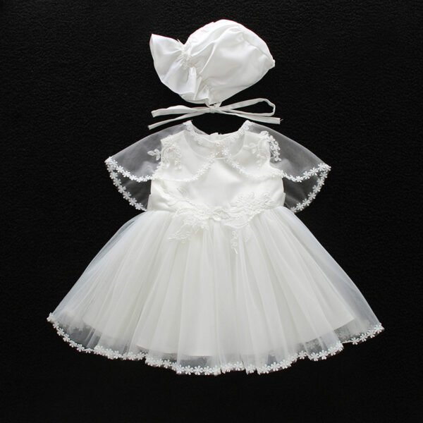 Liuliukd|Christening Baby Girl Wedding Dress-White-Baby