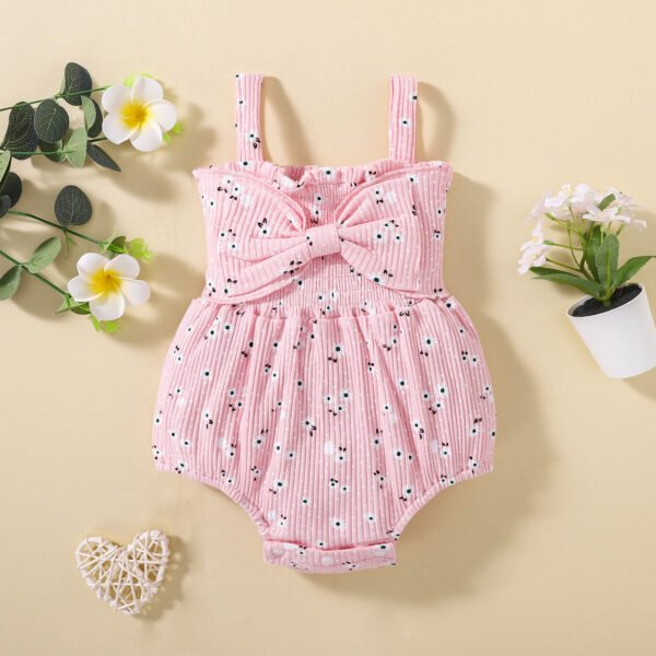 Liuliukd|Floral Baby Overalls-Pink-Baby