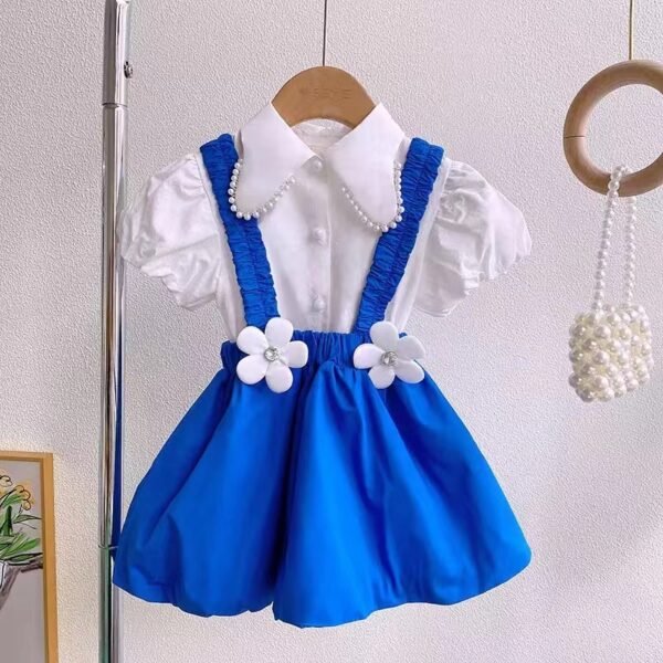 Liuliukd|Klein Blue Kids Clothes For Girls-Kids