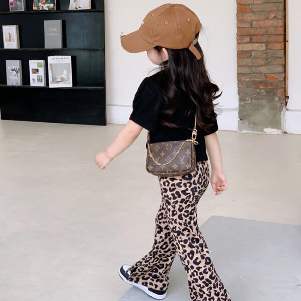 Liuliukd|Leopard Kids Clothes-Black-Kids