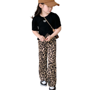 Liuliukd|Leopard Kids Clothes-Kids