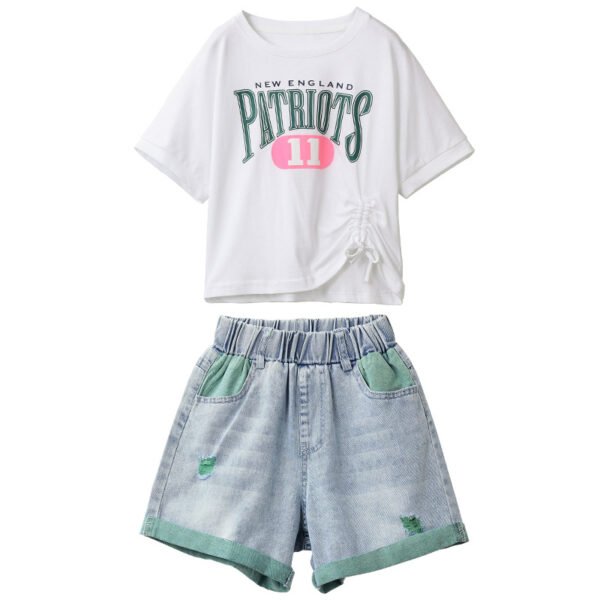 Liuliukd|Letter Girls Sports Suit-Teenager