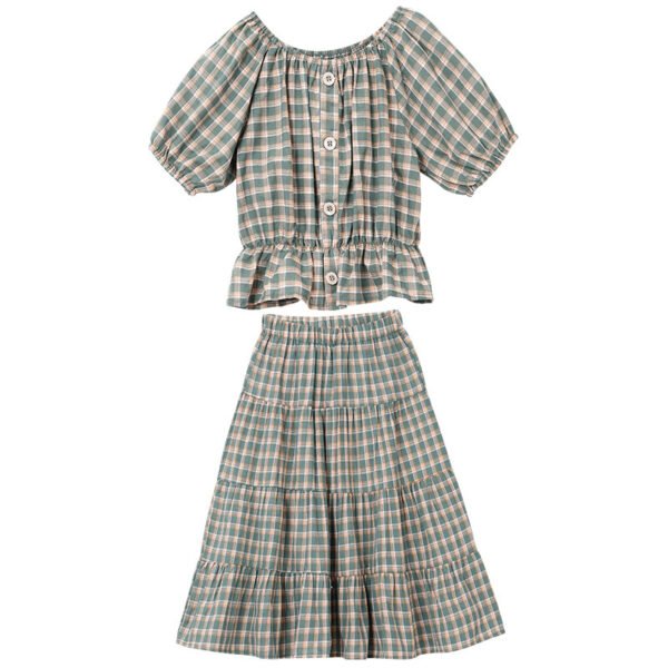 Liuliukd|Plaid Children Wear-Teenage