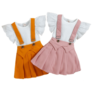 Liuliukd|Romper Suspender Skirt Baby Clothes Set-Baby