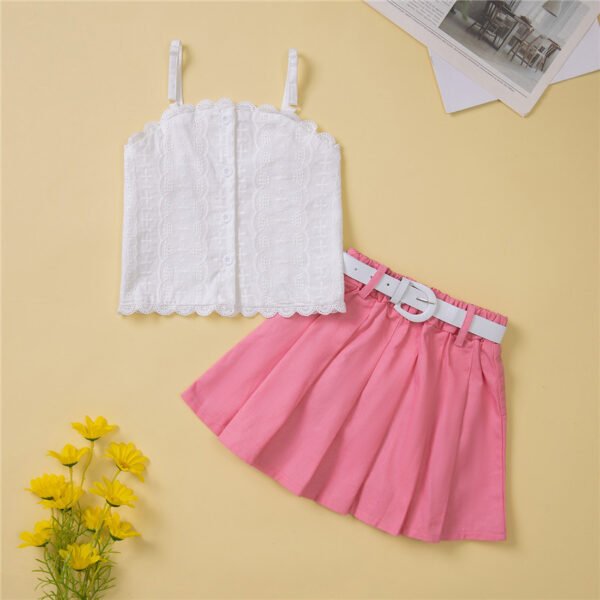 Liuliukd|Solid Color Children Clothing-White-Kids