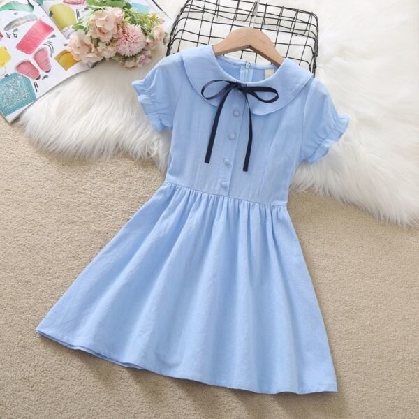 Liuliukd|Teen Clothing Kids Dress-Blue-Teenager