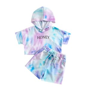 Liuliukd|Tie Dye Hooded Clothes For Children-Kids