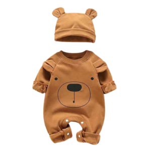 Liuliukd|Long Sleeve Bear Newborn Baby Clothes-Baby