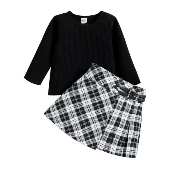 Liuliukd|Plaid Children Boutique Clothing-Kids