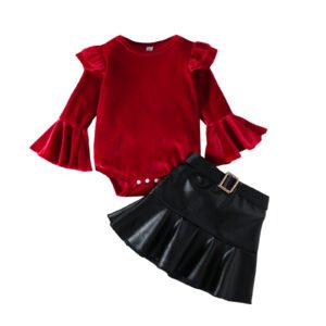 Liuliukd|Baby Girls Christmas Outfits-Kids