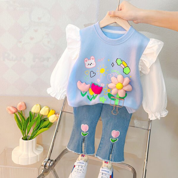 Liuliukd|Children Clothing Girls-Blue-Kids