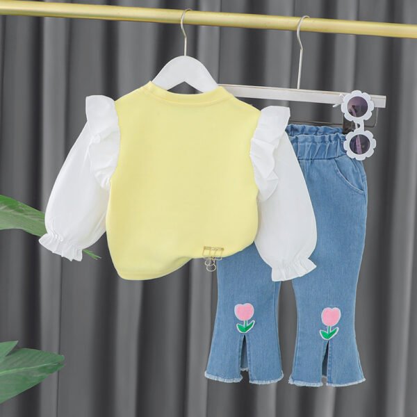 Liuliukd|Children Clothing Girls-Yellow-Kids