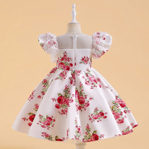 Liuliukd|Lace Flower Girl Dress-White-Kids