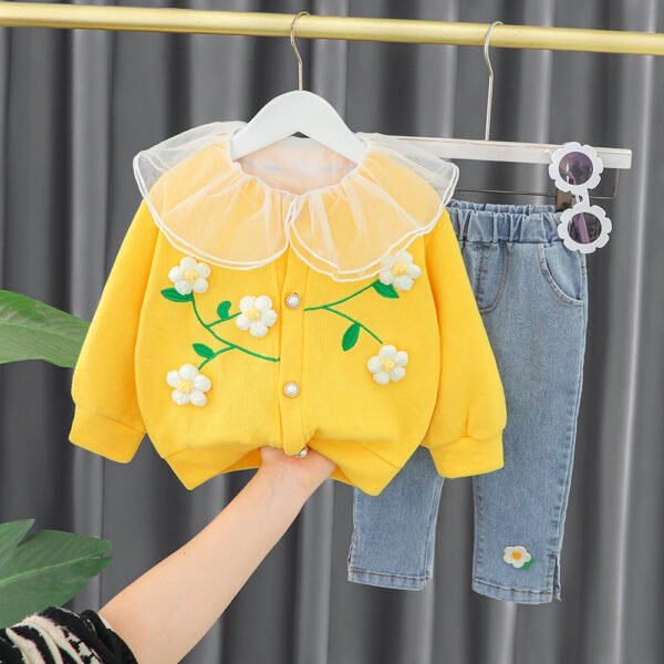 liuliukd wholesale girls clothes yellow kids (1)