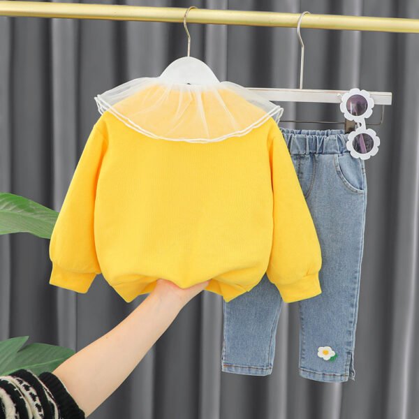 liuliukd wholesale girls clothes yellow kids (2)