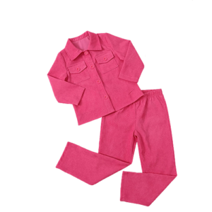 Liuliukd|Girls Corduroy Outfit-Kids