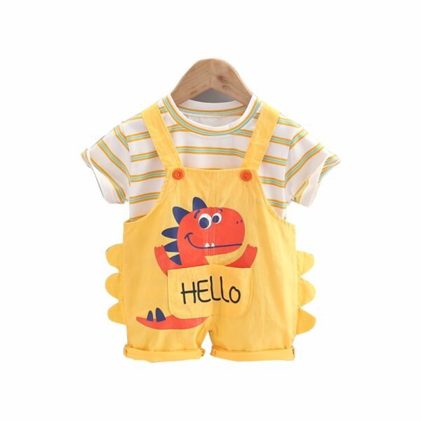 Liuliukd|Dinosaur Panda 2023 Summer Clothing-Kids