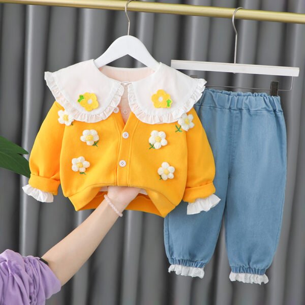 Liuliukd|Flower Girls Clothing-Yellow-Kids