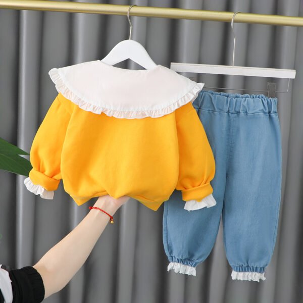 Liuliukd|Flower Girls Clothing-Yellow-Kids