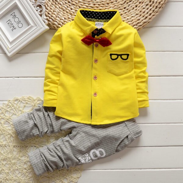 Liuliukd|Glasses Kids Clothes Bulk-Yellow-Kids