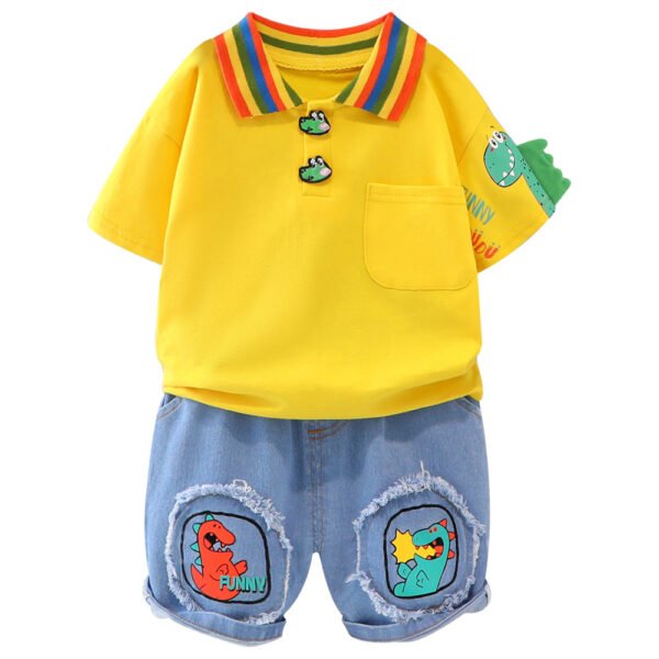 Liuliukd|Polo Animal Baby Boy Clothes-Kids