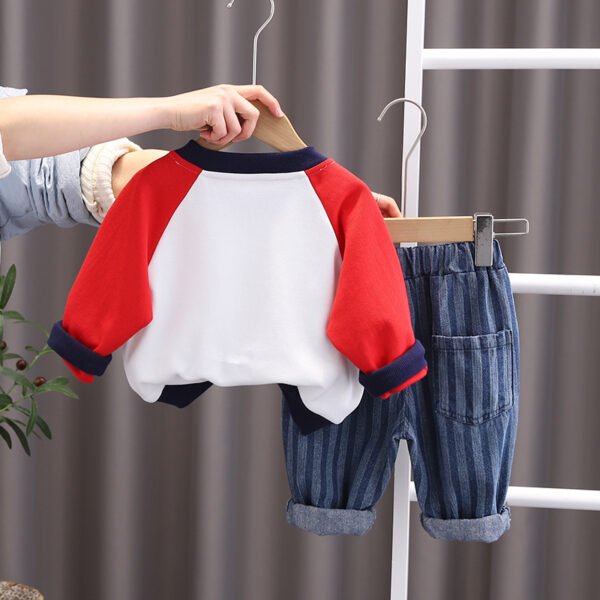Liuliukd|Ribbit Boys Clothes Bulk-Red-Kids