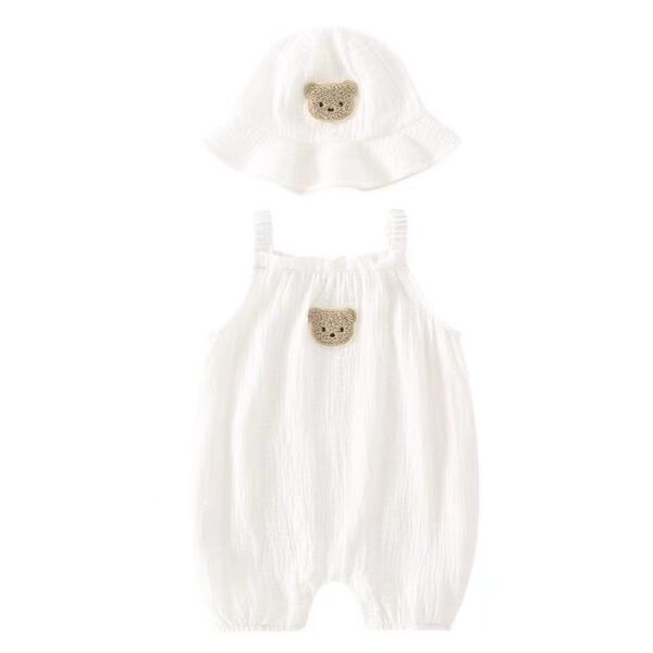 Liuliukd | Baby Bear Romper and Hat-Baby