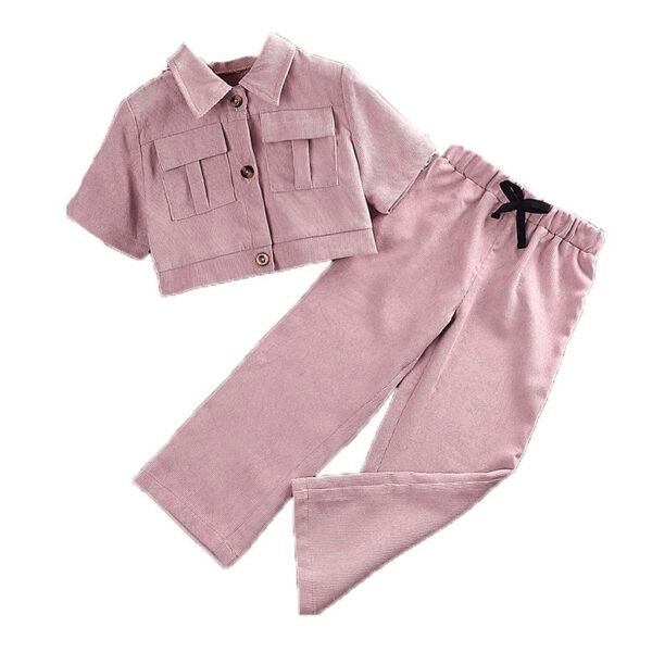 Liuliukd | Girls Corduroy Set-Kids