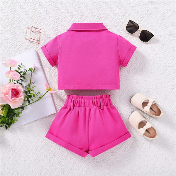 Liuliukd | Denim Kids Clothes-Fuchsia-Kids