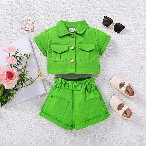 Liuliukd | Denim Kids Clothes-Green-Kids